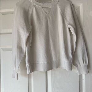 J. Crew Women's Cream Crew Neck Sweater
